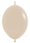 Deluxe White Sand Link-O-Loon 12″ Latex Balloons by Sempertex from Instaballoons