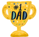 Father's Day #1 Dad Trophy 27″ Balloon