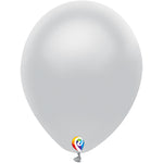Metallic Silver 12″ Latex Balloons (12 count)