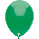 Green 7″ Latex Balloons (50 count)