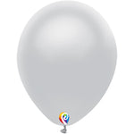 Metallic Silver 7″ Latex Balloons (50 count)