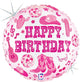 Happy Birthday Disco Cowgirl 18″ Balloon