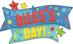 Happy Boss's Day Banner 38″ Foil Balloon by Anagram from Instaballoons