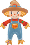 Happy Fall Cute Scarecrow 40″ Foil Balloon by Betallic from Instaballoons