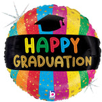 Happy Graduation 18″ Foil Balloon by Betallic from Instaballoons