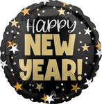 Happy New Year Top Hat Bash 17″ Foil Balloon by Anagram from Instaballoons