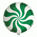 Peppermint Candy - Green 18″ Balloon