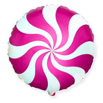 Peppermint Candy - Magenta 18″ Balloon
