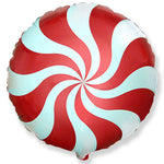 Peppermint Candy - Red 18″ Balloon