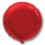 Circle - Metallic Red 32″ Balloon
