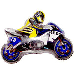 Motorbike Racing - Blue 33″ Balloon
