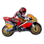Motorbike Racing - Orange 33″ Balloon