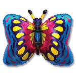 Butterfly - Blue 35″ Balloon