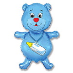Bottle Bear - Blue 37″ Balloon