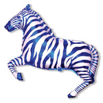 Zebra - Blue 42″ Balloon