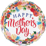 Mother's Day Floral 18″ Foil Balloon by Betallic from Instaballoons