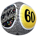 Sphere - 60th Birthday Milestone 17″ Balloon