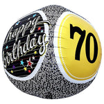 Sphere - 70th Birthday Milestone 17″ Balloon