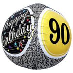 Sphere - 90th Birthday Milestone 17″ Balloon