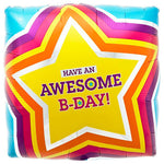 Awesome Birthday 18″ Balloon