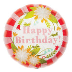 Birthday Mod Floral 18″ Balloon