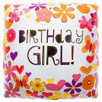 Butterfly Birthday Girl 18″ Balloon
