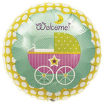 Welcome Baby Buggy 18″ Balloon