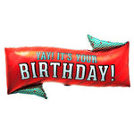Yay Birthday Banner 31″ Balloon