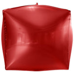 3D Cube - Metallic Red 16″ Balloon
