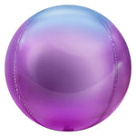 3D Spheres - Satin Ombré Pink & Blue 14 inch
