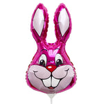 Rabbit - Fuchsia Mini Shape (air-fill Only) 16″ Balloon