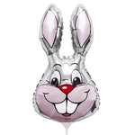 Rabbit - Gray Mini Shape (air-fill Only) 16″ Balloon