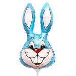 Rabbit - Light Blue Mini Shape (air-fill Only) 16″ Balloon