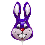 Rabbit - Purple Mini Shape (air-fill Only) 16″ Balloon