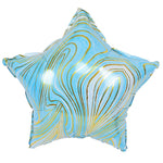 Agate Star - Blue & Gold 18″ Balloon