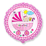 Baby Buggy Girl 18″ Balloon