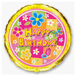 Birthday Daisy Flowers 18″ Balloon