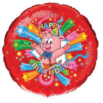 Birthday Pig 18″ Balloon