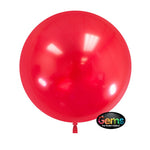 18″ Gems Balloon - Cherry Red (5 count)