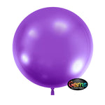 18″ Gems Balloon - Grape Purple (5 count)
