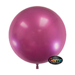 18″ Gems Balloon - Plum Burgundy (5 count)