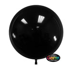 18″ Gems Balloon - Raven Black (5 count)