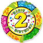 Happy Birthday - Two 18″ Balloon