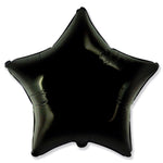 Star - Black 18″ Balloon