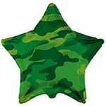 Star Military Camo 18″ Balloon