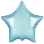 Star - Satin Pastel Blue 18″ Balloon