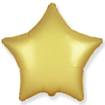 Star - Satin Pastel Gold 18″ Balloon