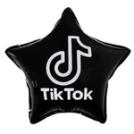 Tiktok Star - Black 18″ Balloon