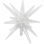 3D Star-burst All-in-one - Transparent Clear (air-fill Only) 22″ Balloon