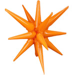 3D Star-burst All-in-one - Tropical Orange (air-fill Only) 22″ Balloon